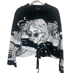 Zara Limited Edition Women In Art 2019 Cropped Hoodie S